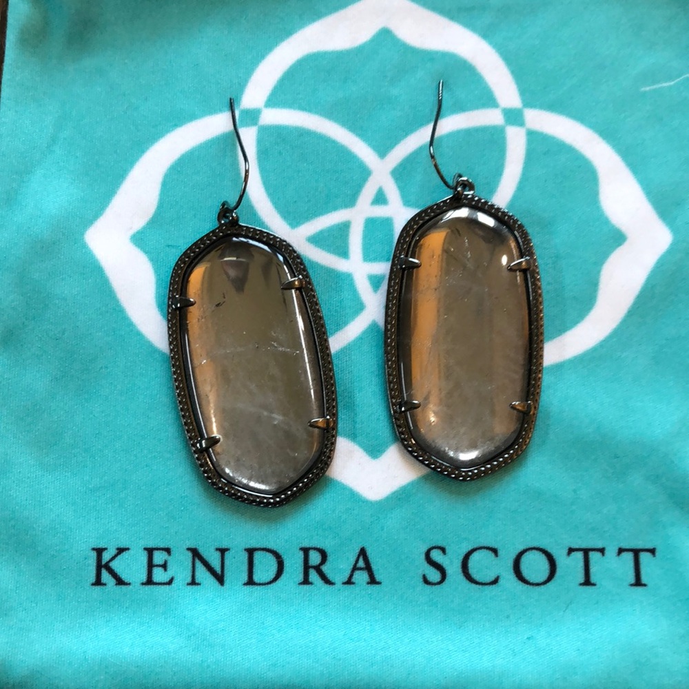 Kendra Scott Danielle Earrings in Gunmetal